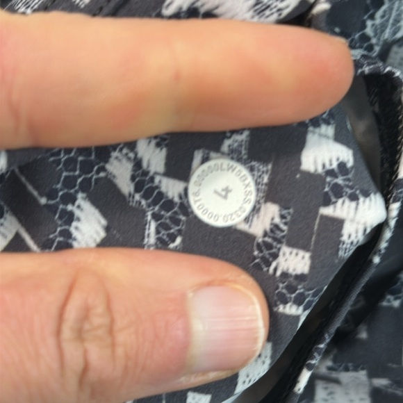 Lululemon Fast and Free Tight II 25" *Non-Reflective Nulux Pace Lace Graphite Gr - Picture 5 of 6